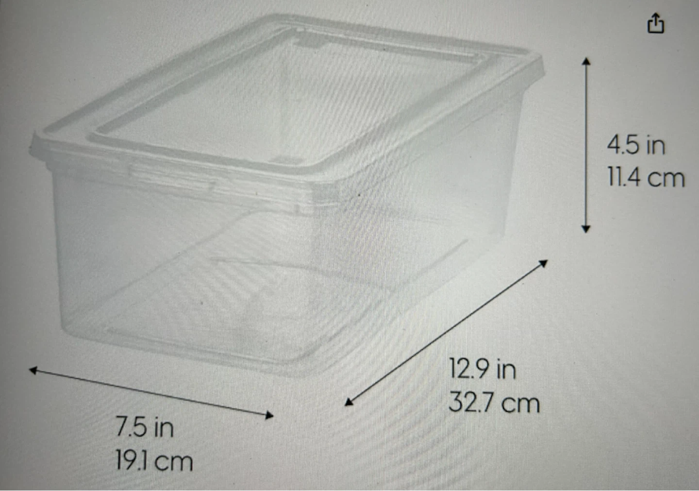 Clear Storage Bins with Lids (Set of 8) - photo 3