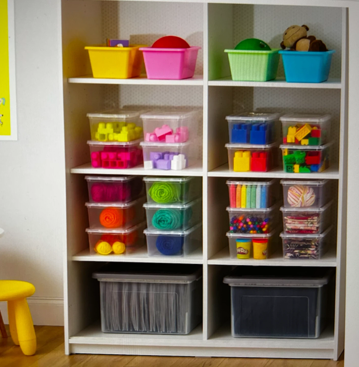 Clear Storage Bins with Lids (Set of 8) - photo 5