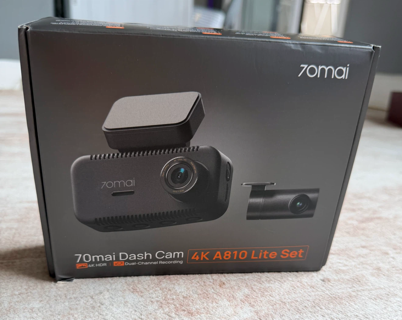 70mai Dash Cam 4K A810 Lite Set with 64GB Card