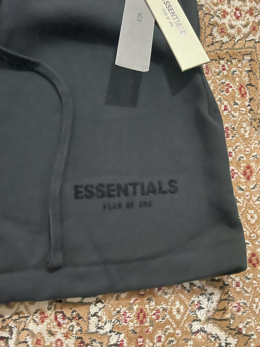 Fear of God Essentials Black Sweatshorts Size S - photo 2