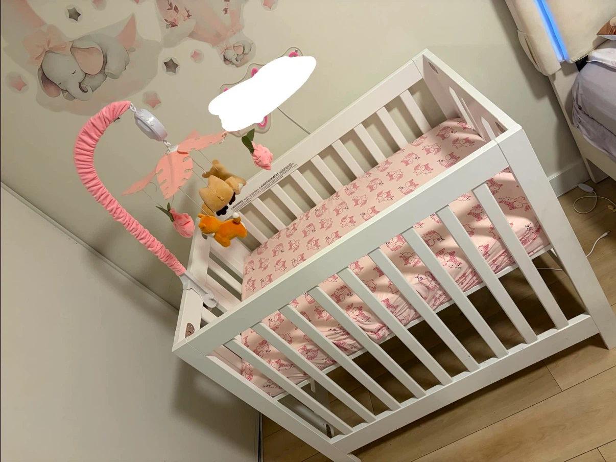 Origami White Baby crib - photo 2