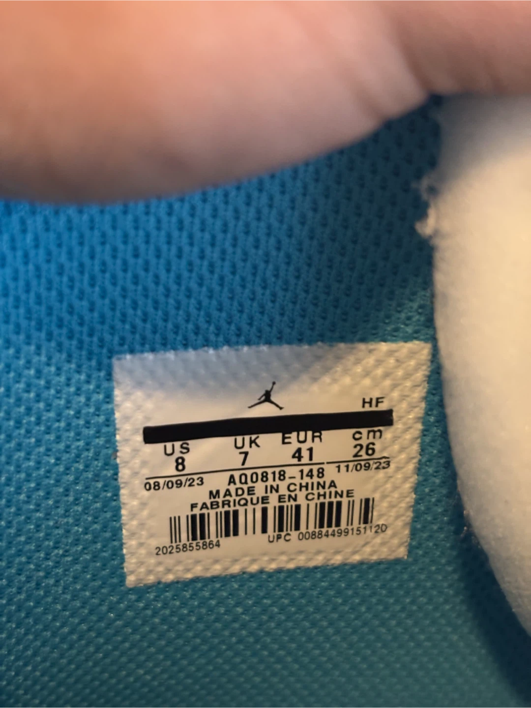 Off-White Air Jordan 1 University Blue - photo 4