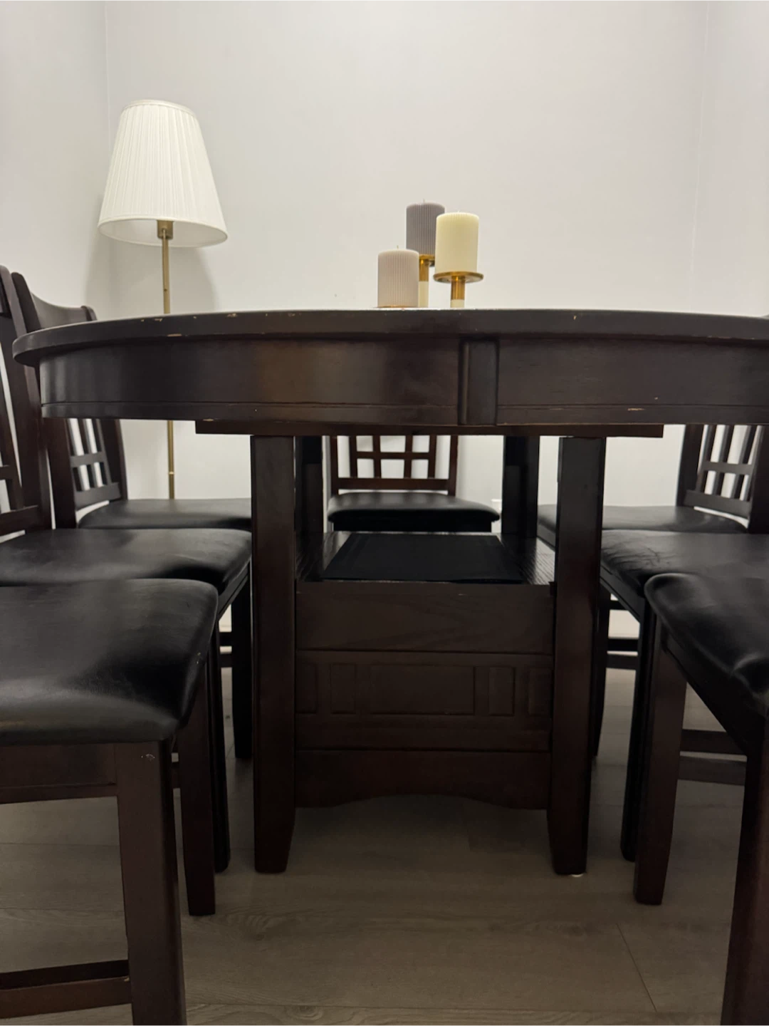 Solid Wood Extendable Dining Table - photo 3