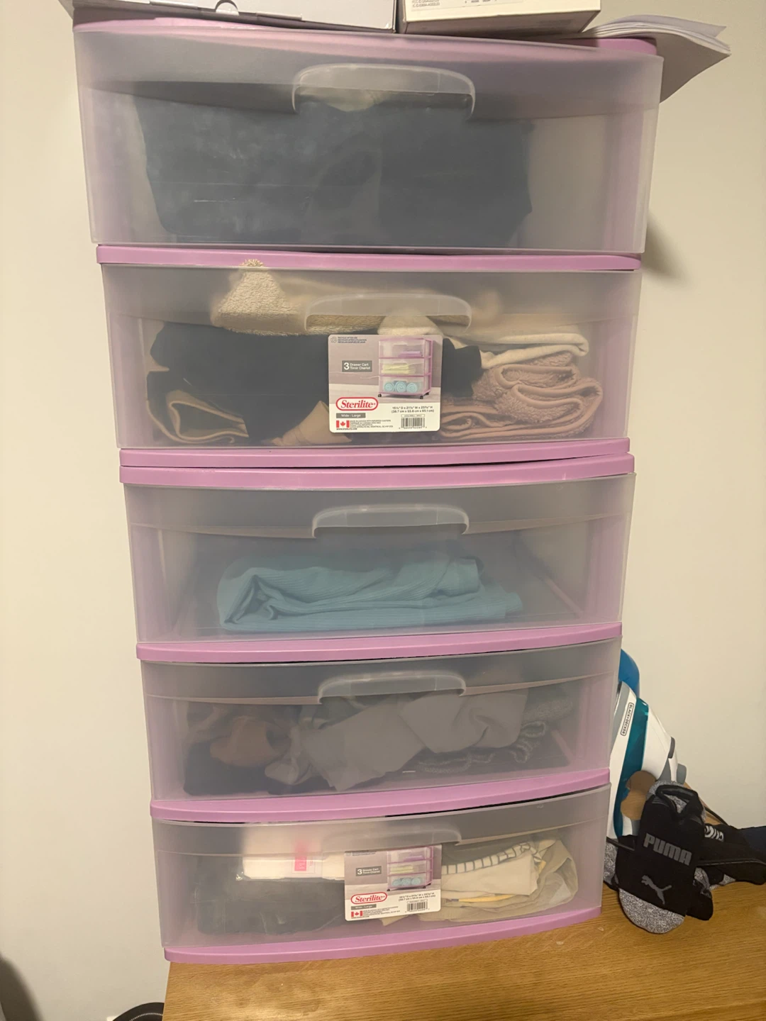 Sterilite 5 Drawer Cart