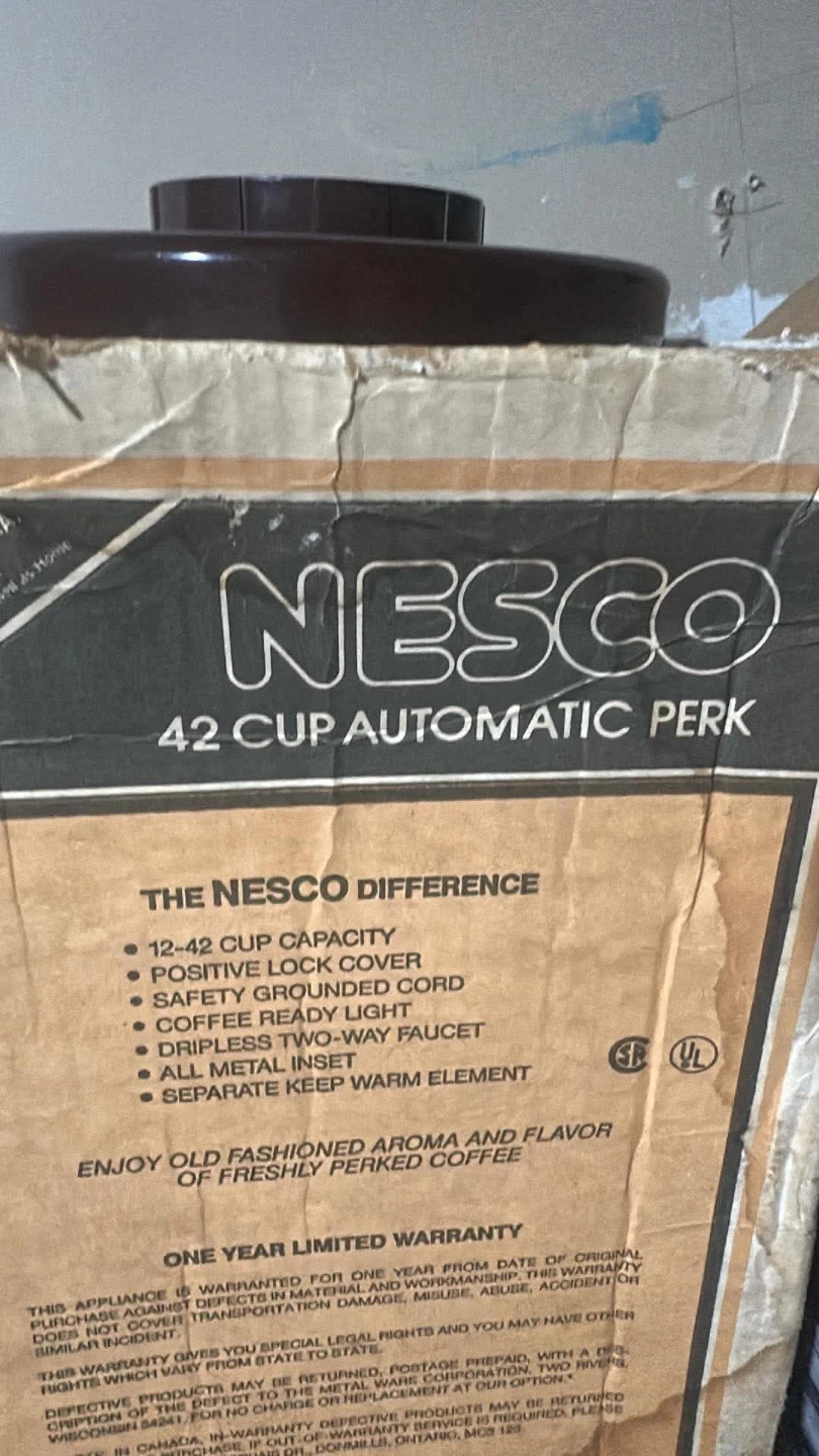 Nesco Automatic Coffee Percolator 42 cups