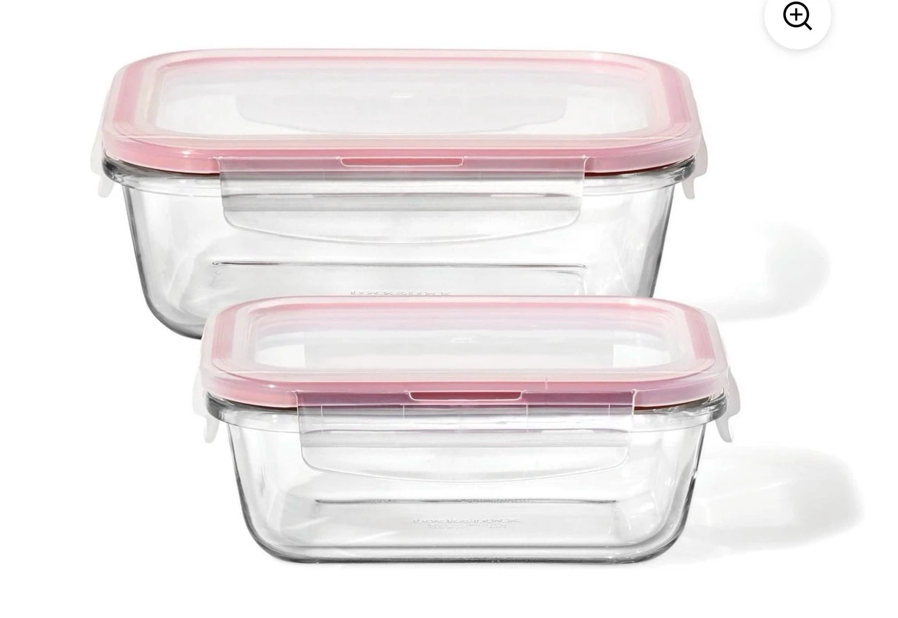 LocknLock Starfrit Glass Borosilicate Food Containers - Set of 4 - photo 4