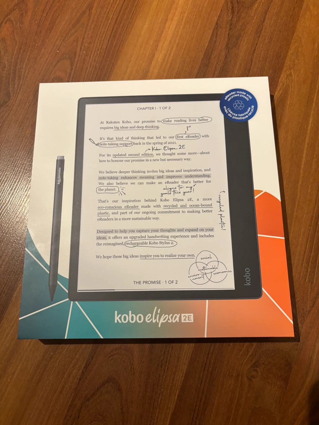 Kobo Elipsa 2E E-Reader with Stylus - photo 2