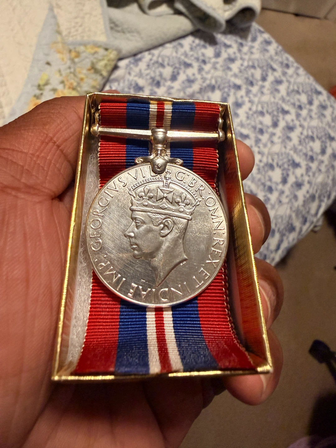 WWII Original British War Medal 1939-1945 - photo 3