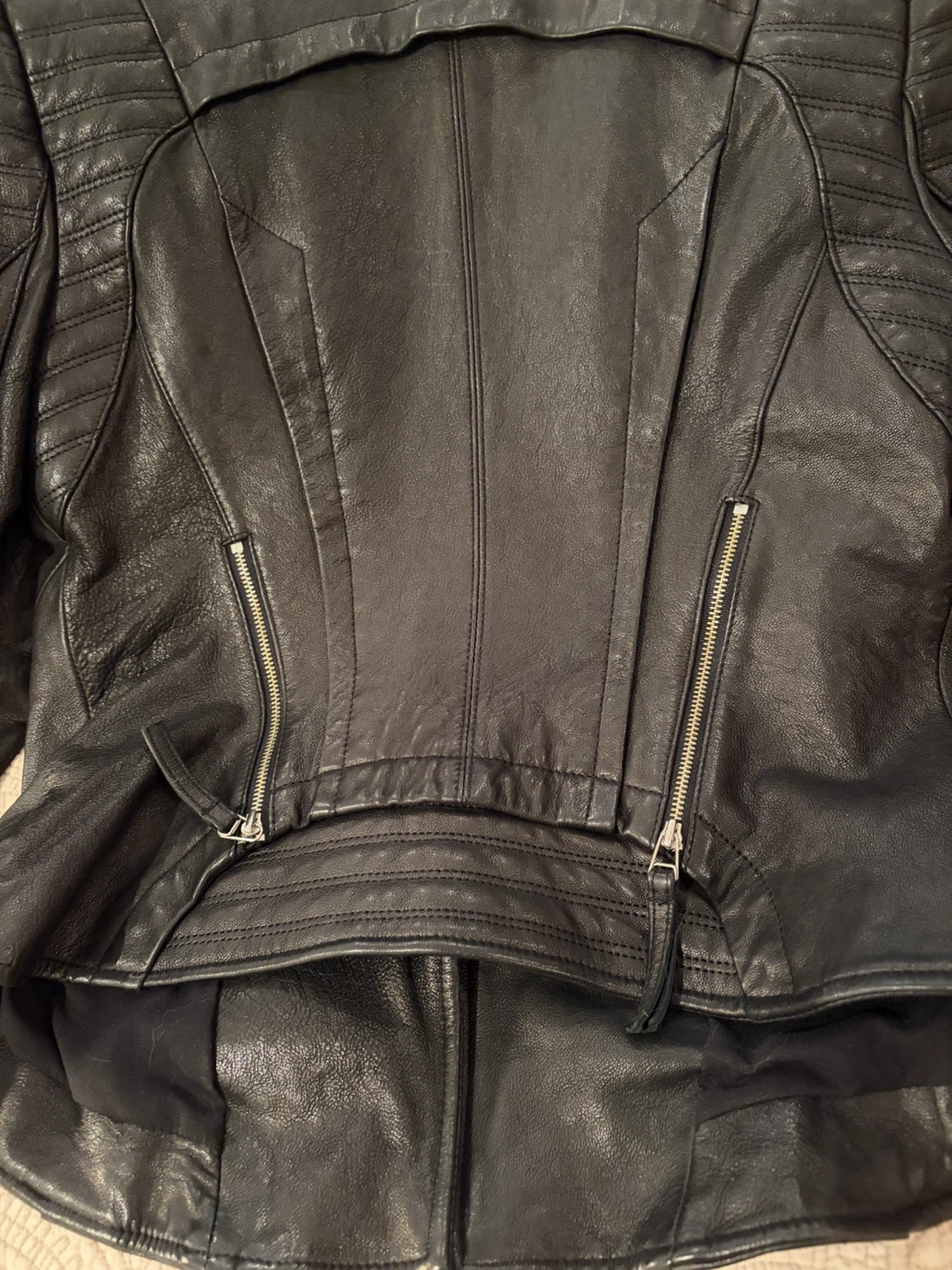 🍒Excellent leather jacket from Korea