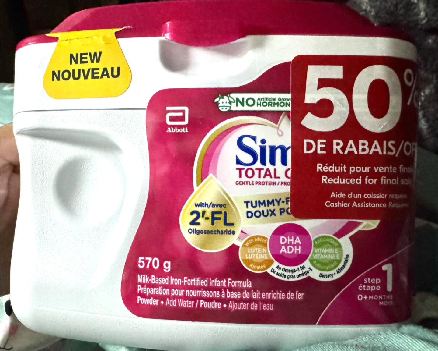 Similac Total Comfort 1 Formula - 570g