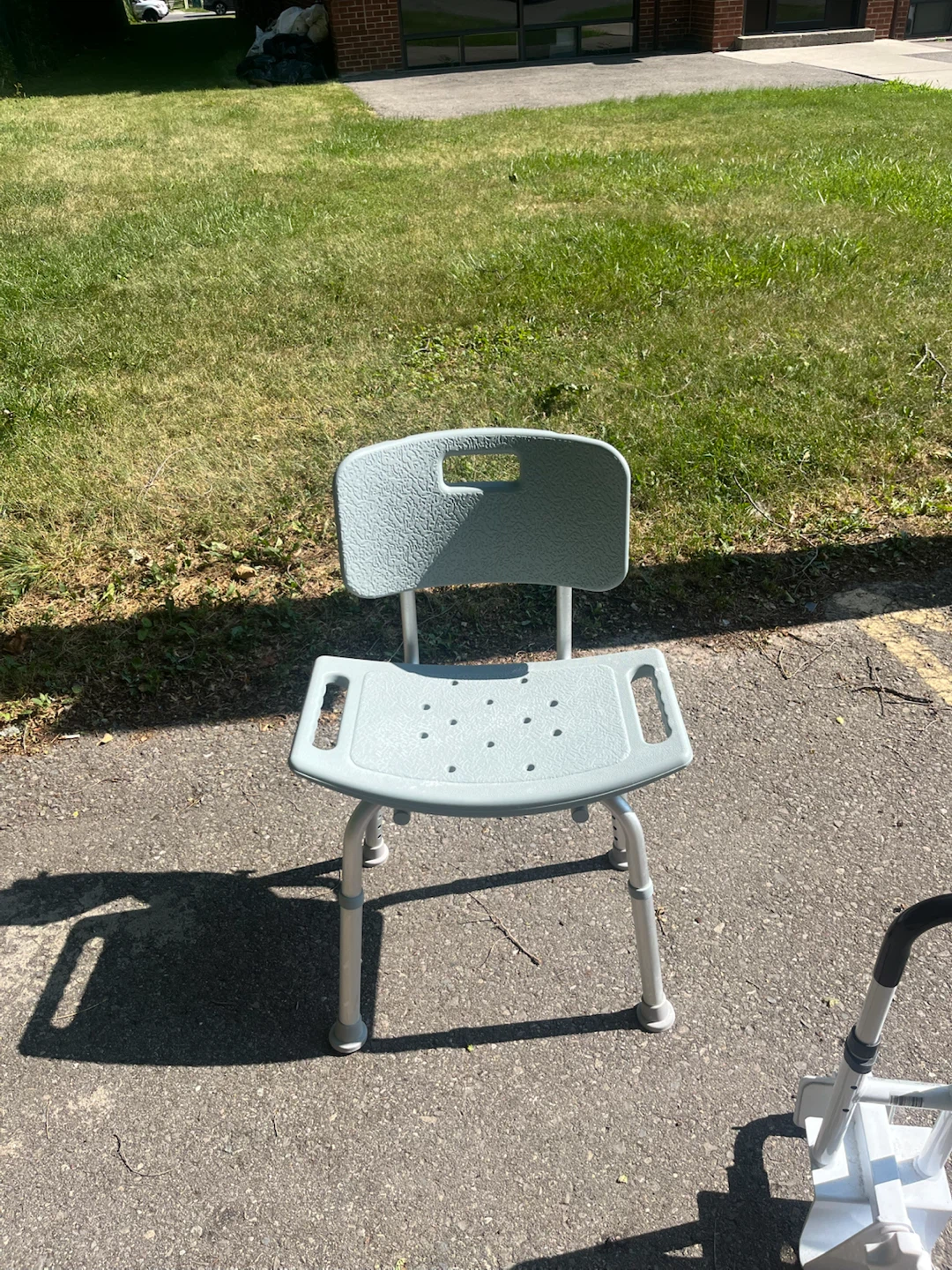 Shower Chair with Back - photo 2
