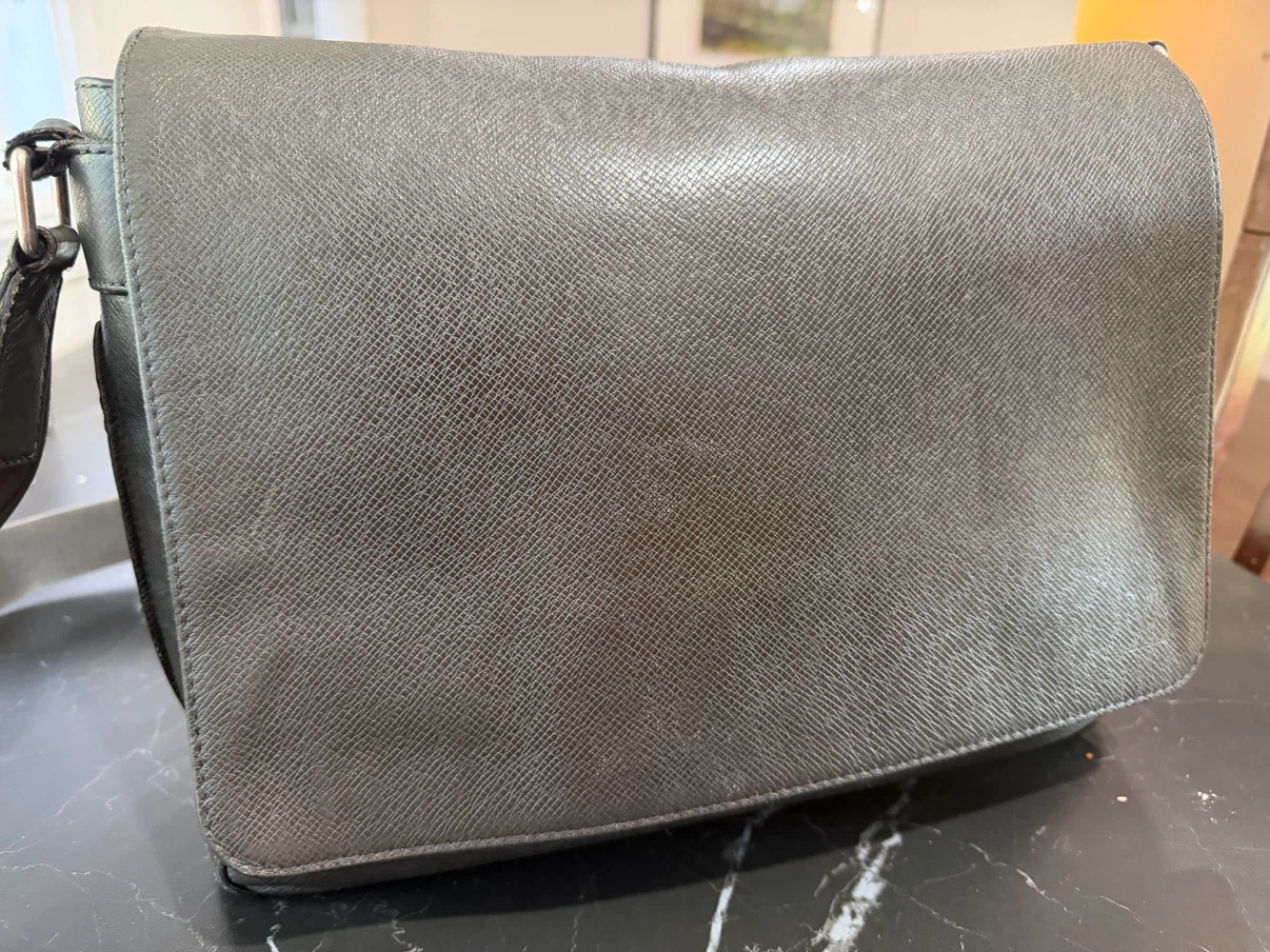 Authentic Louis Vuitton Taiga Messenger Bag