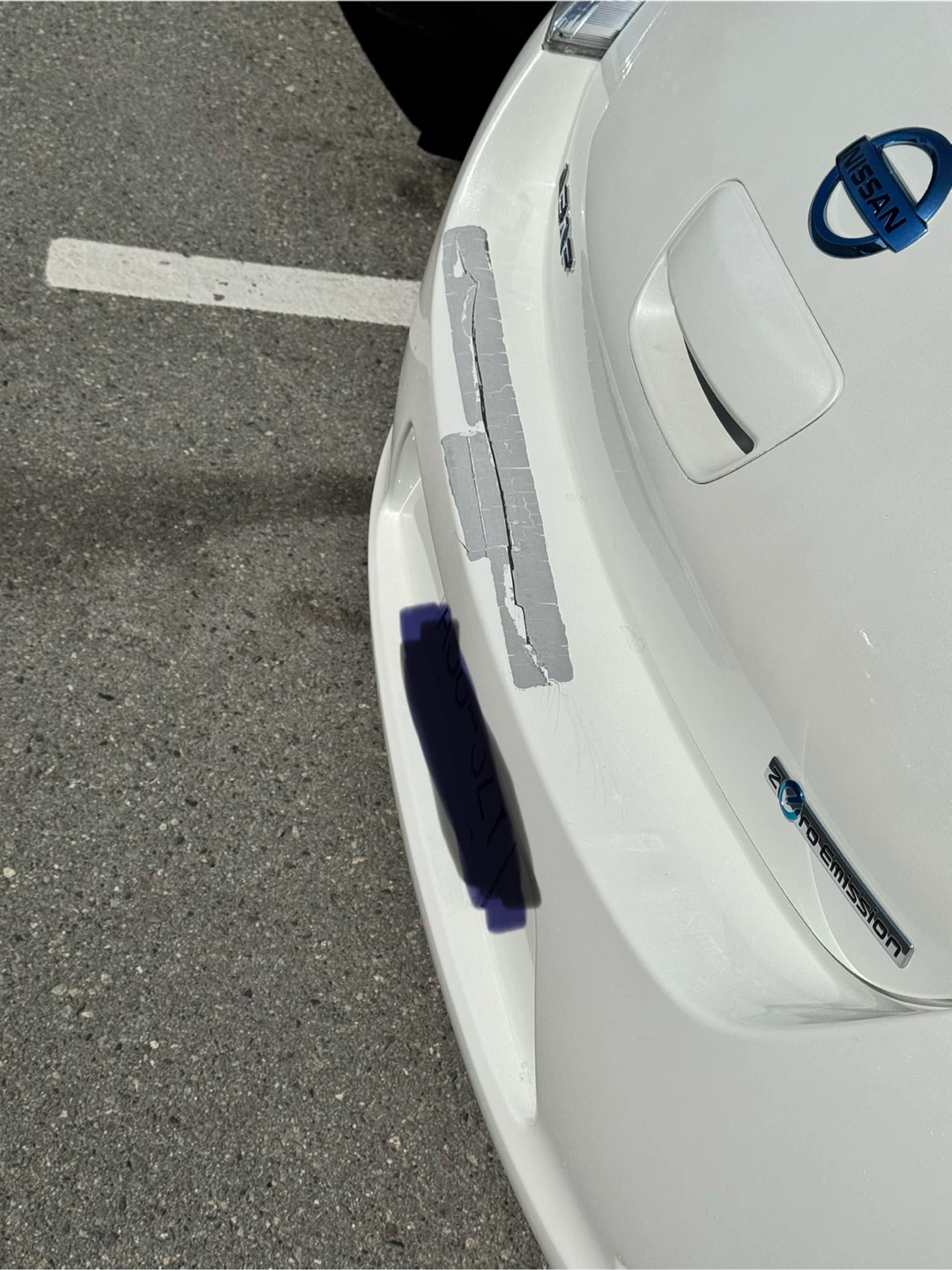 Nissan Leaf Bumper rear - White $80 OBO - photo 2