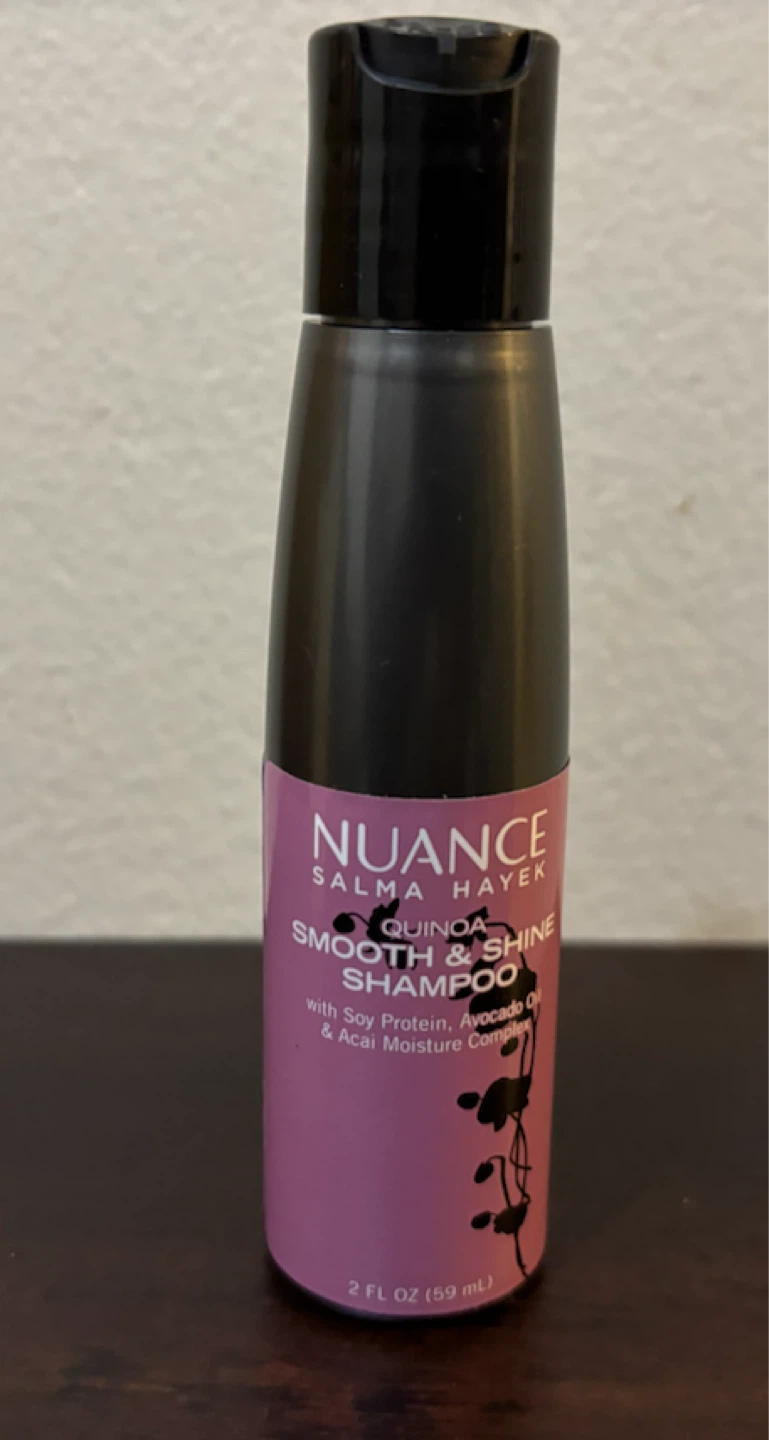 NEW-Nuance Salma Hayek Quinoa Smooth & Shine Shampoo 2 fl oz