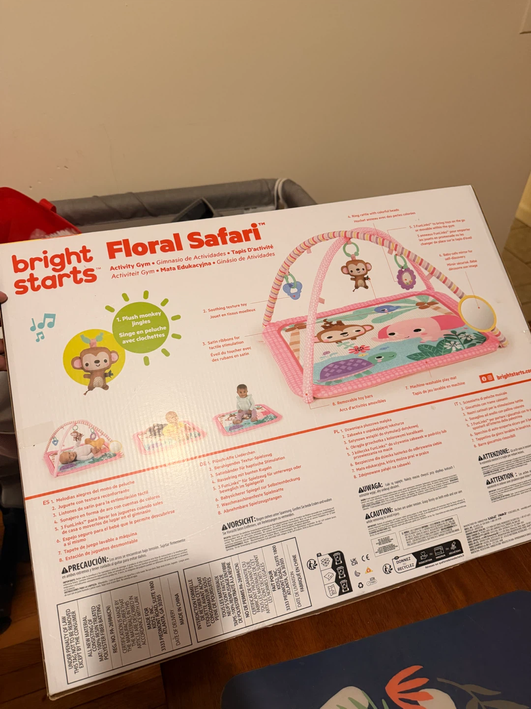 Bright Starts Floral Safari Activity Gym - photo 2