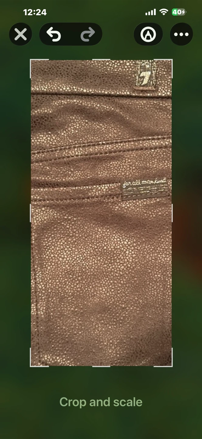 7 for all mankind suede like pants. Good condition. - photo 2