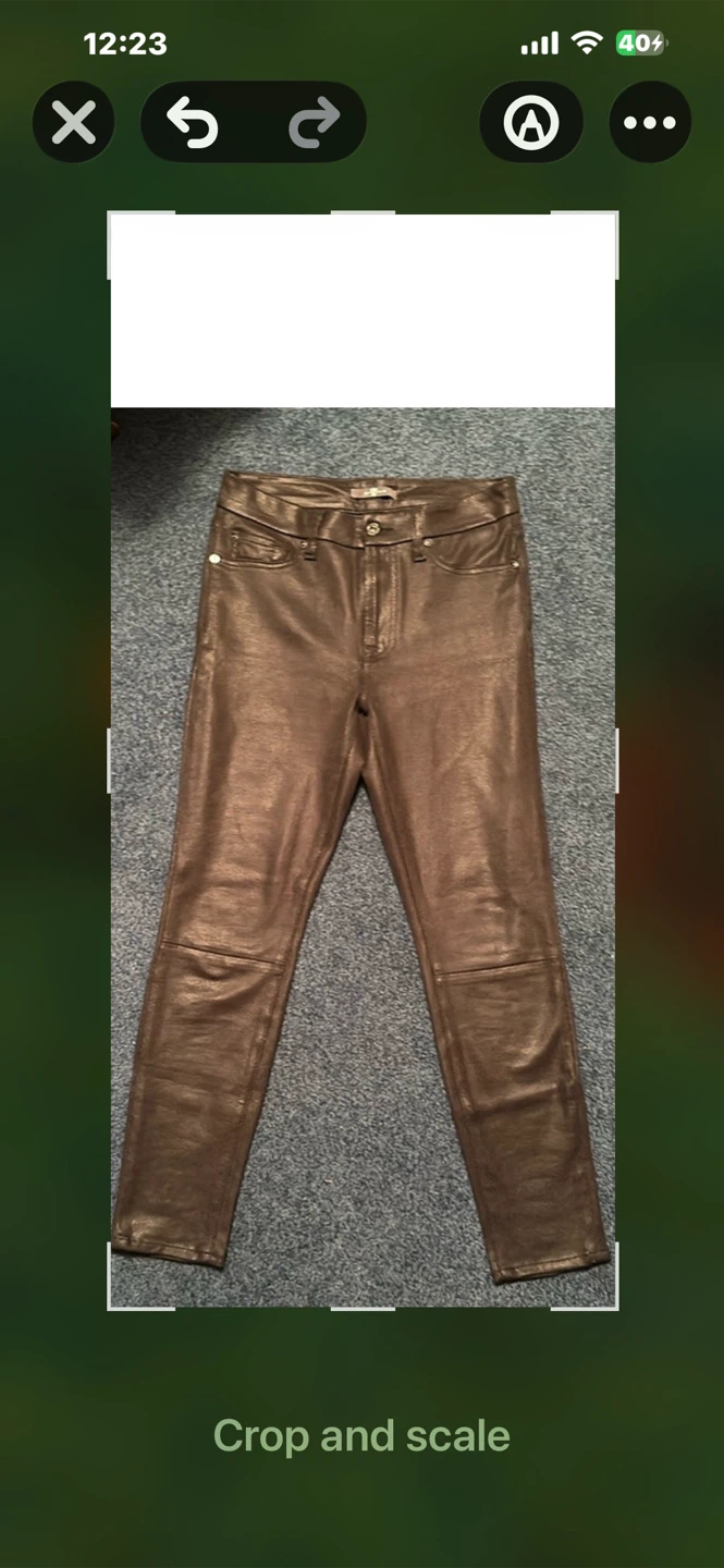 7 for all mankind suede like pants. Good condition. - photo 4