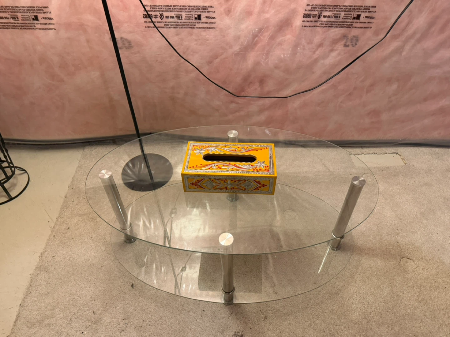 Oval Glass Coffee Table - photo 2