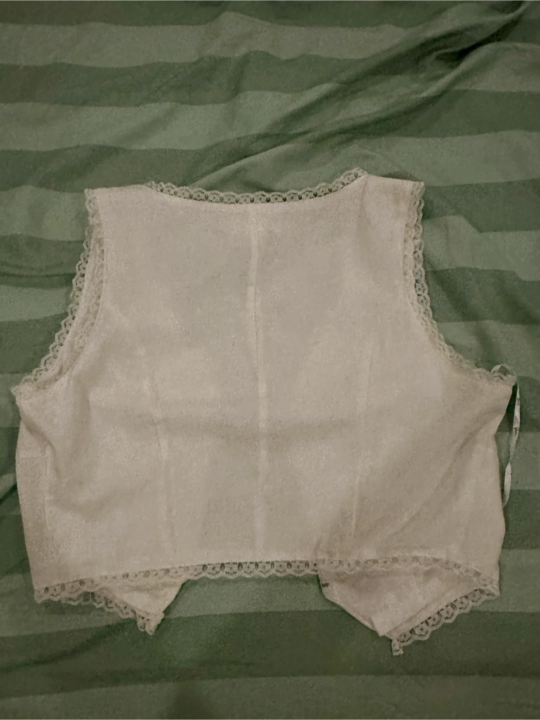 Japana White Lace Trimmed Top S/P - photo 2
