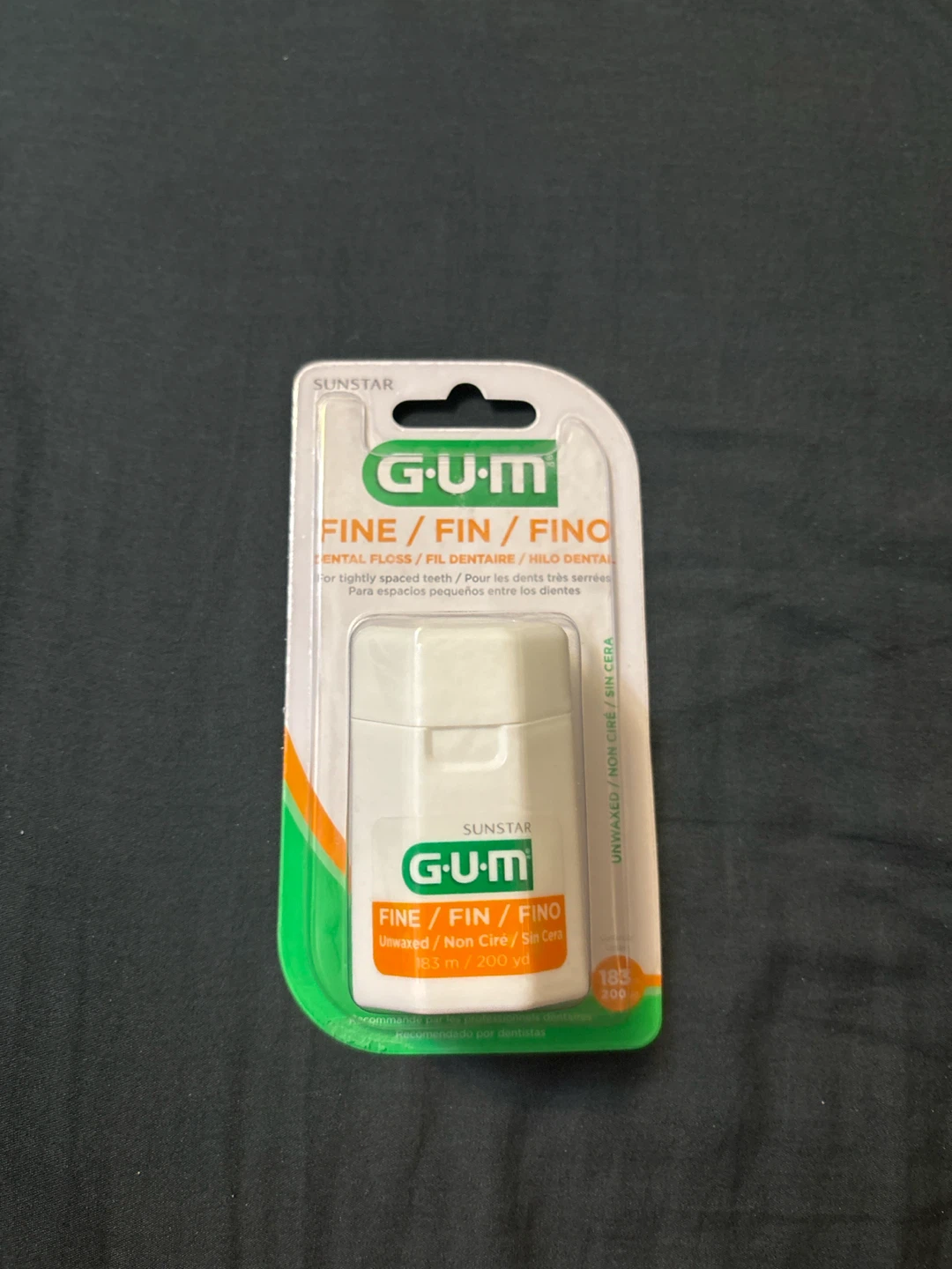 GUM Fine/Fin/Fino Dental Floss - Unwaxed