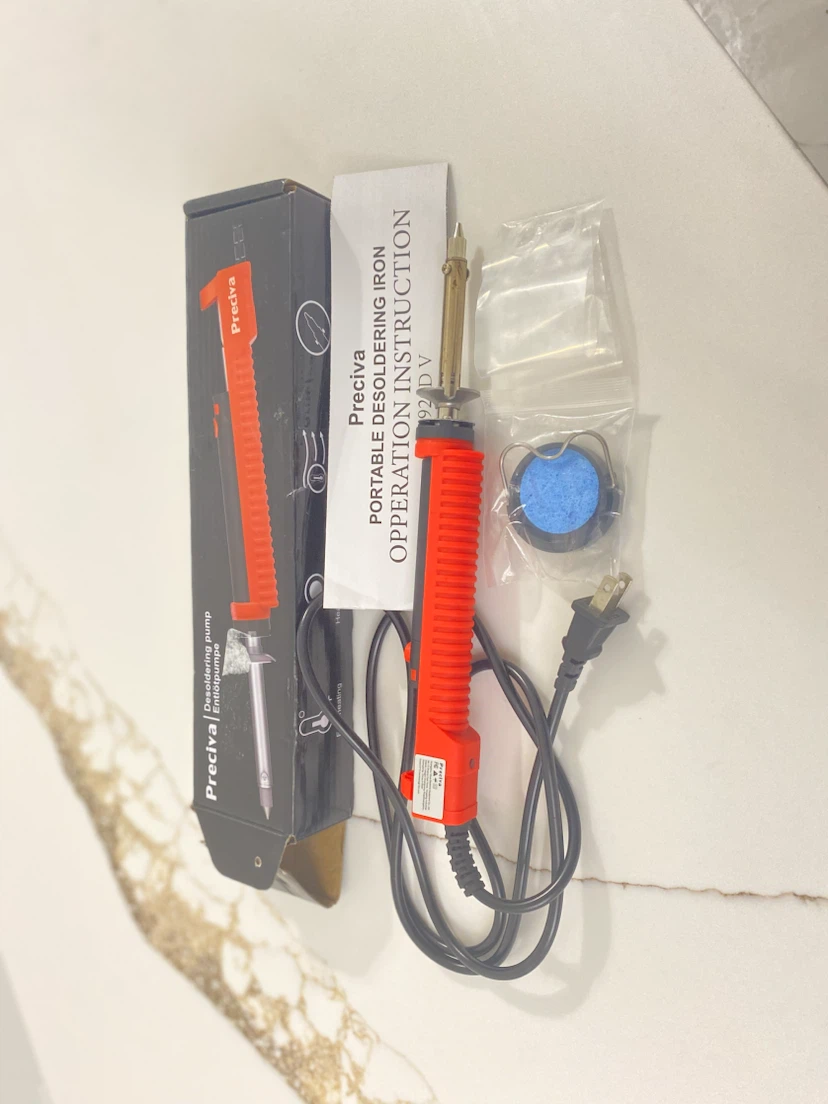 Preciva 929D-V Electric Desoldering Iron Solder Sucker - photo 2