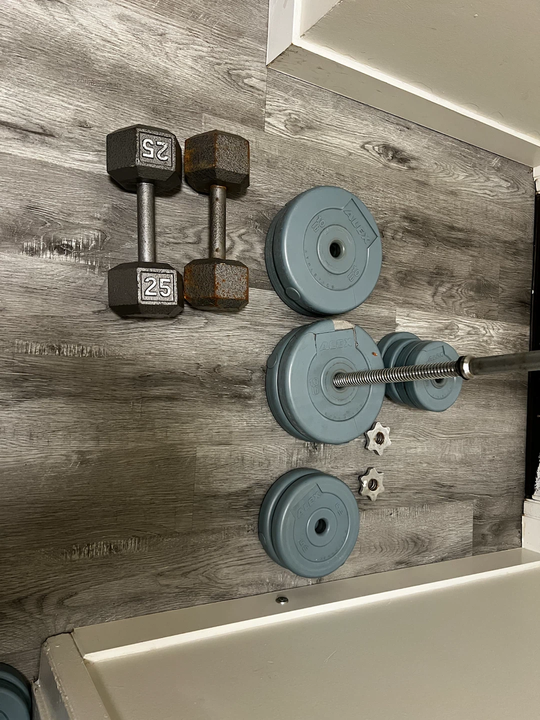 Alex Athletics Dumbbells and Weight Plates Set