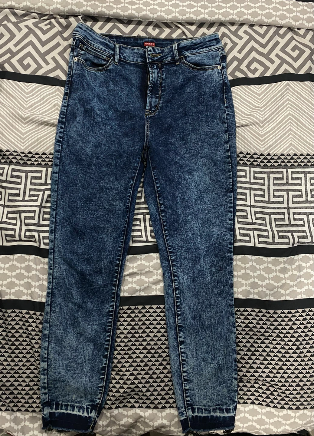 Guess Los Angeles Acid Wash Denim Jeans Size 31