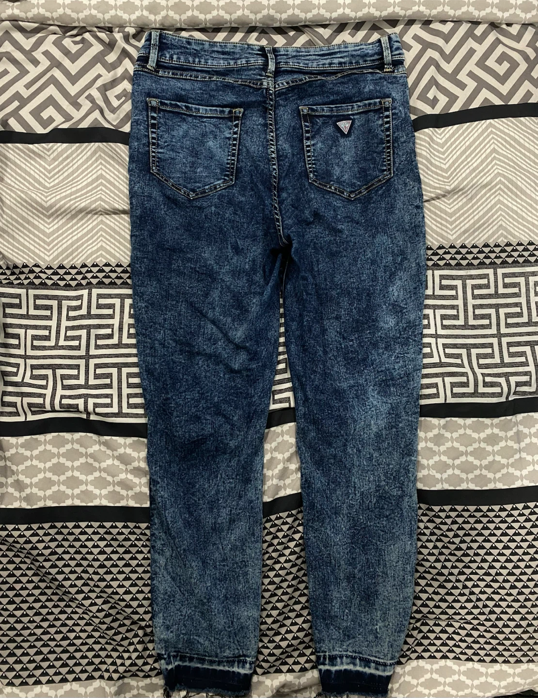 Guess Los Angeles Acid Wash Denim Jeans Size 31 - photo 3