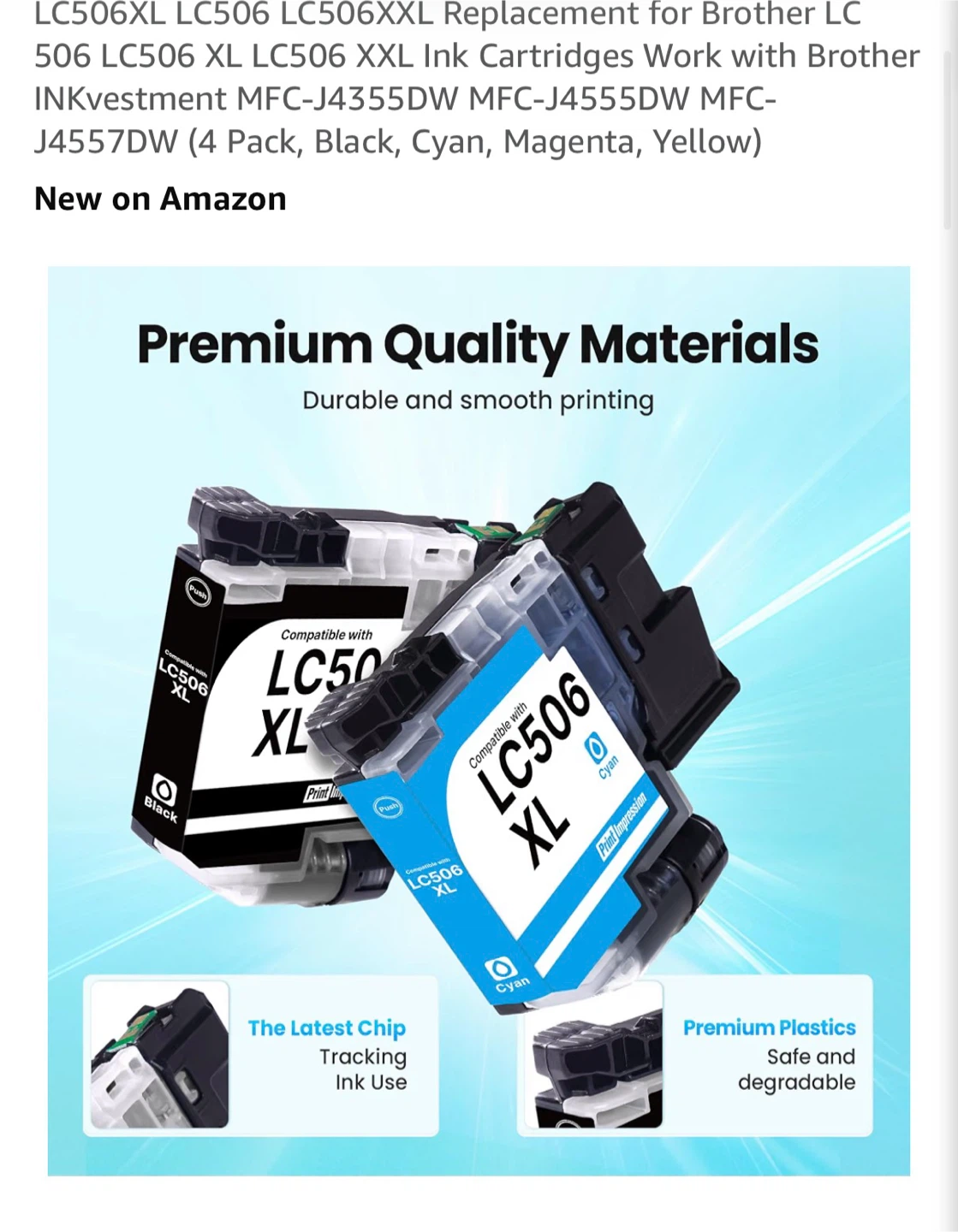 Print Impression LC506XL Ink Cartridges (4 Pack) - photo 5