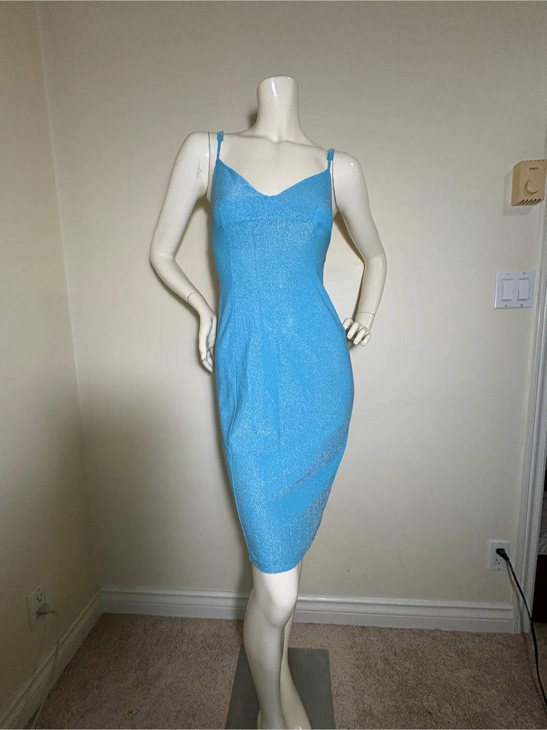 Karen Millen Blue Shimmer Dress  XS/S