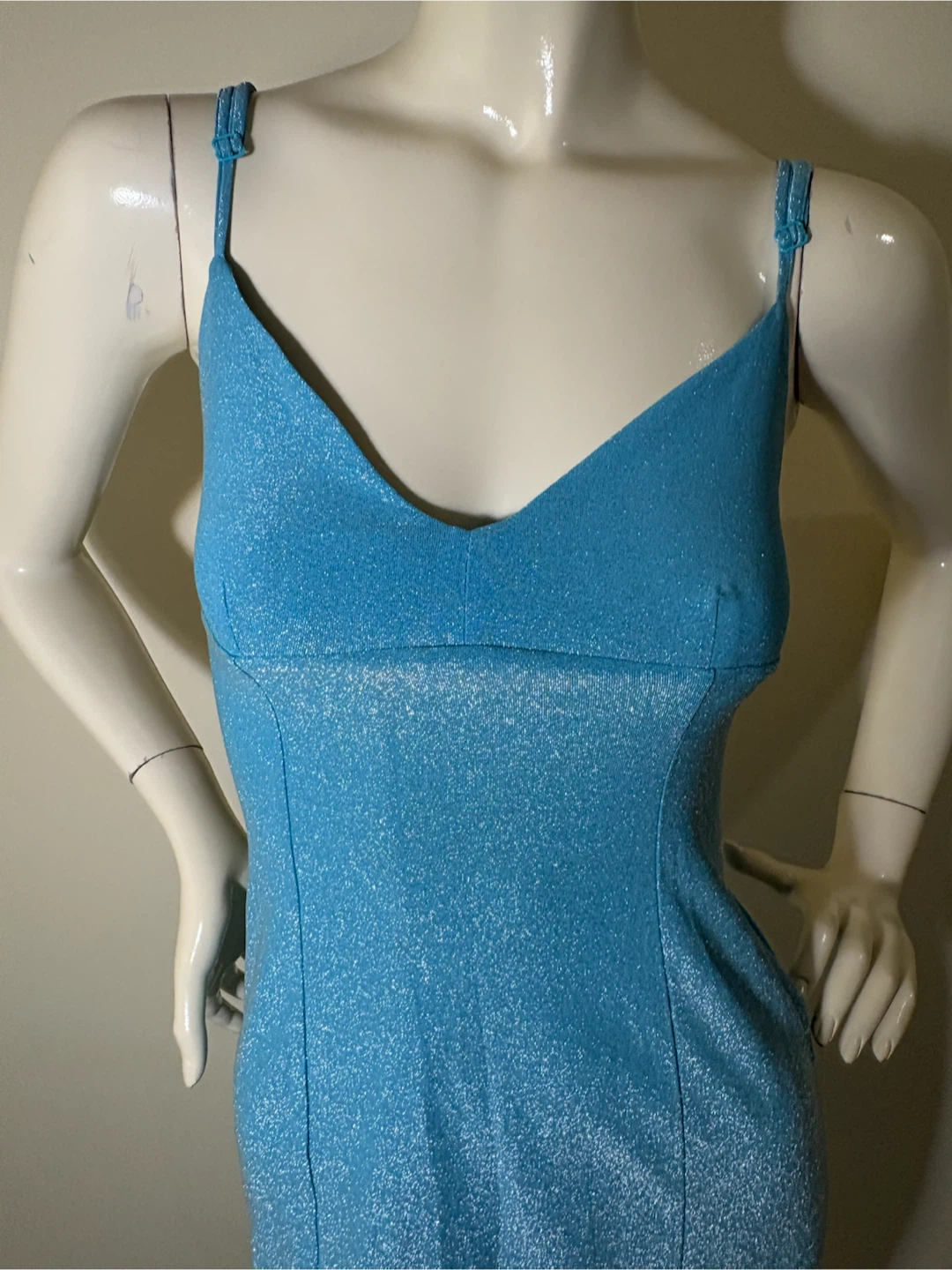 Karen Millen Blue Shimmer Dress  XS/S - photo 3