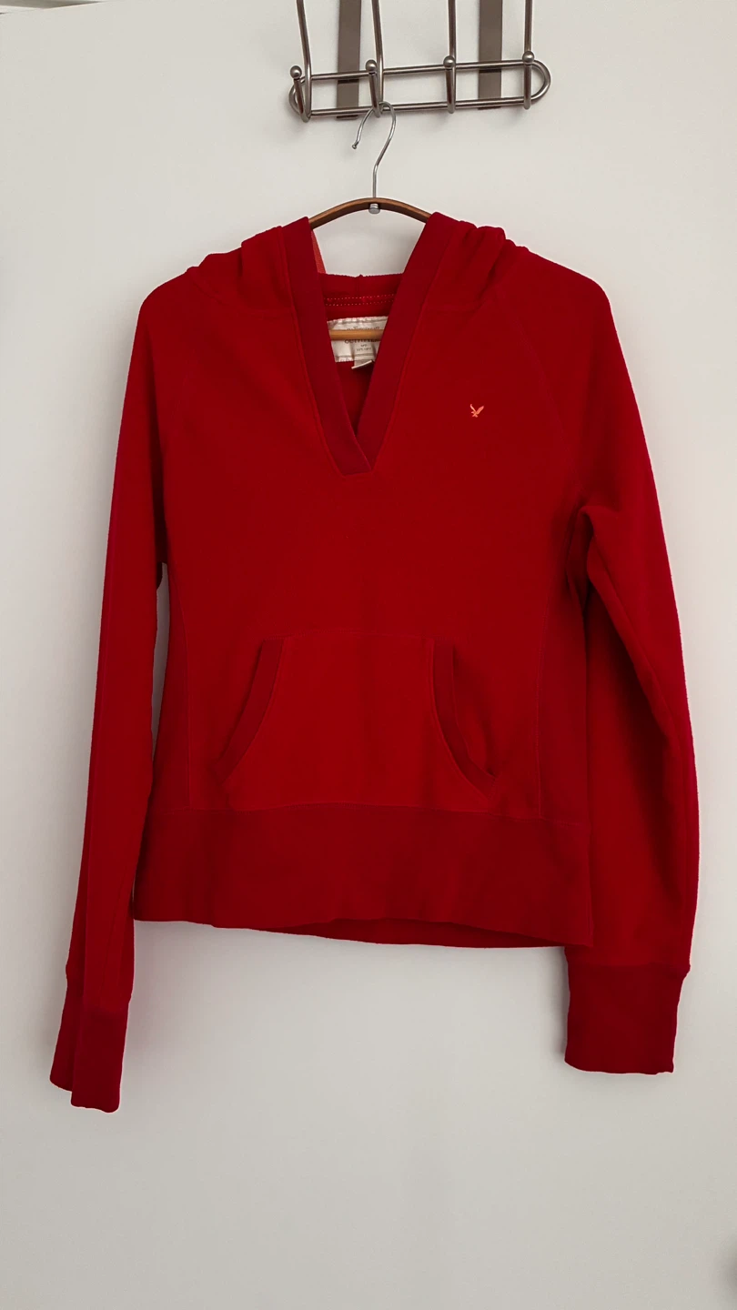 Red American Eagle Hoodie