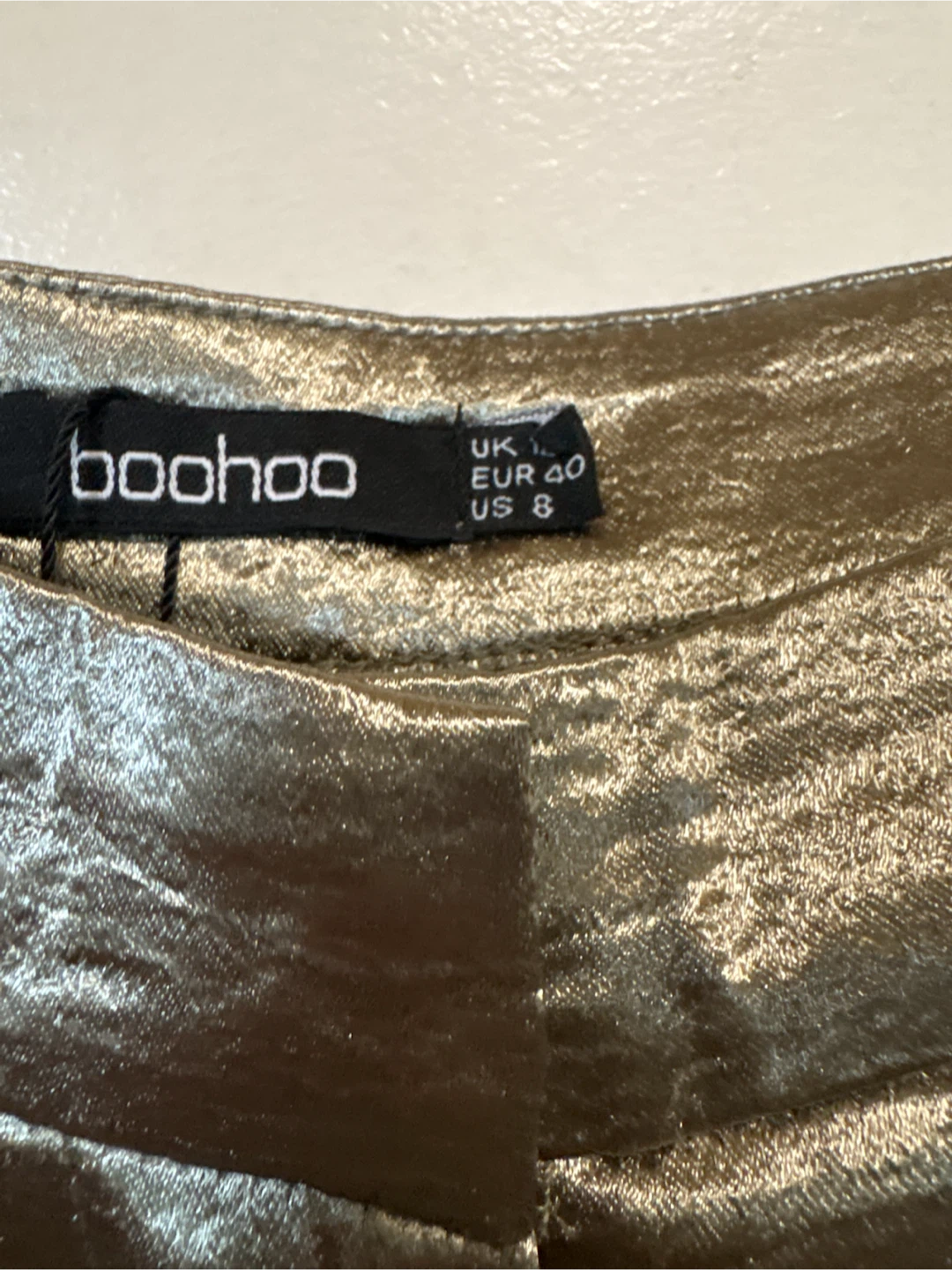 boohoo green satin pants - photo 3