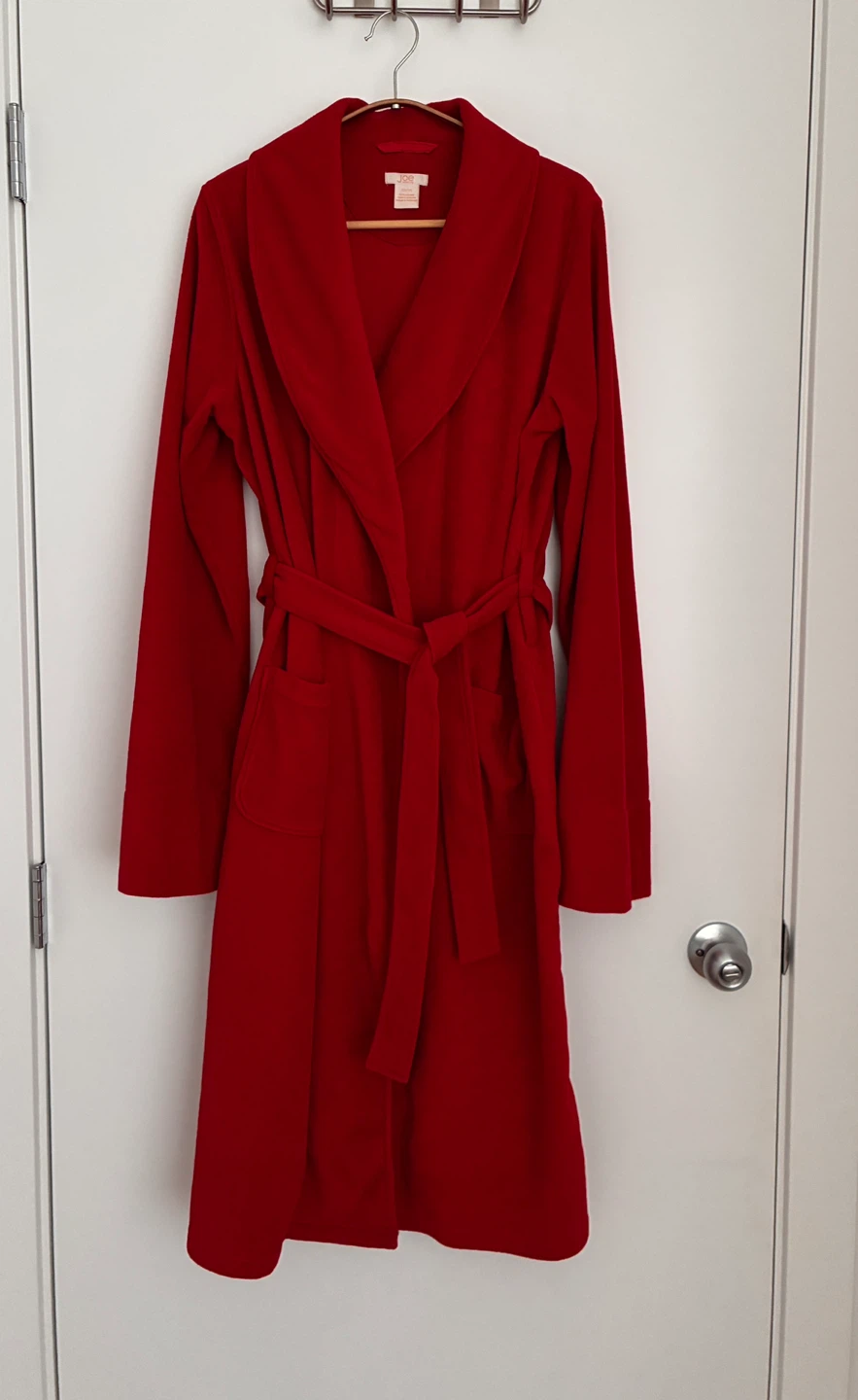 Joe Fresh Red Fleece Robe