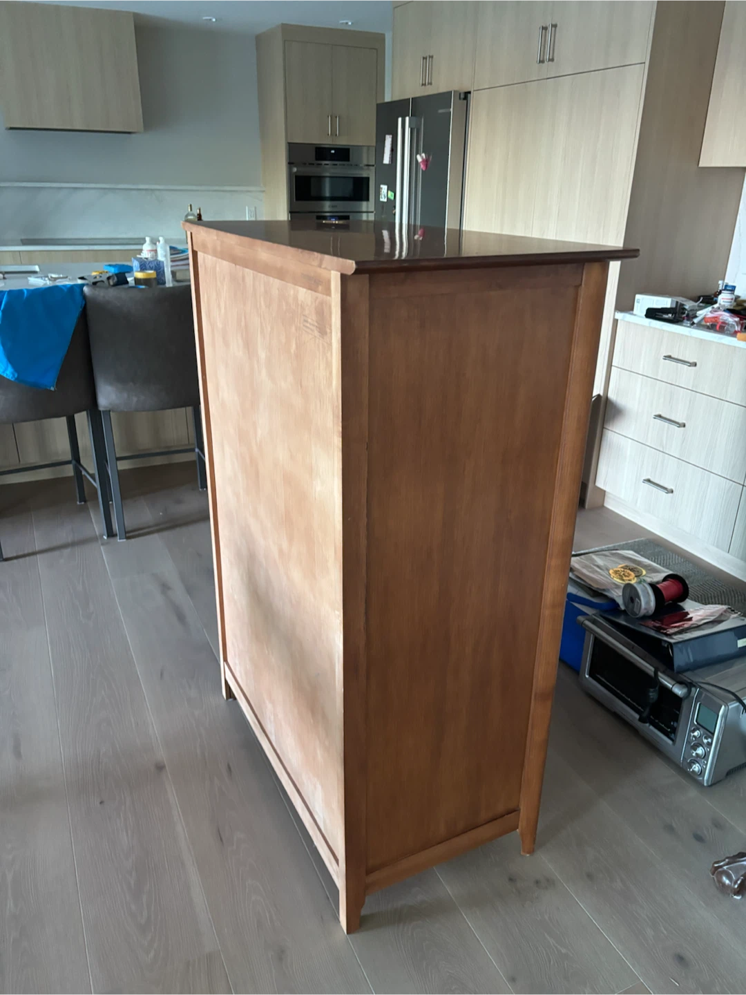 Vintage Full Oak 6-Drawer Dresser - photo 4
