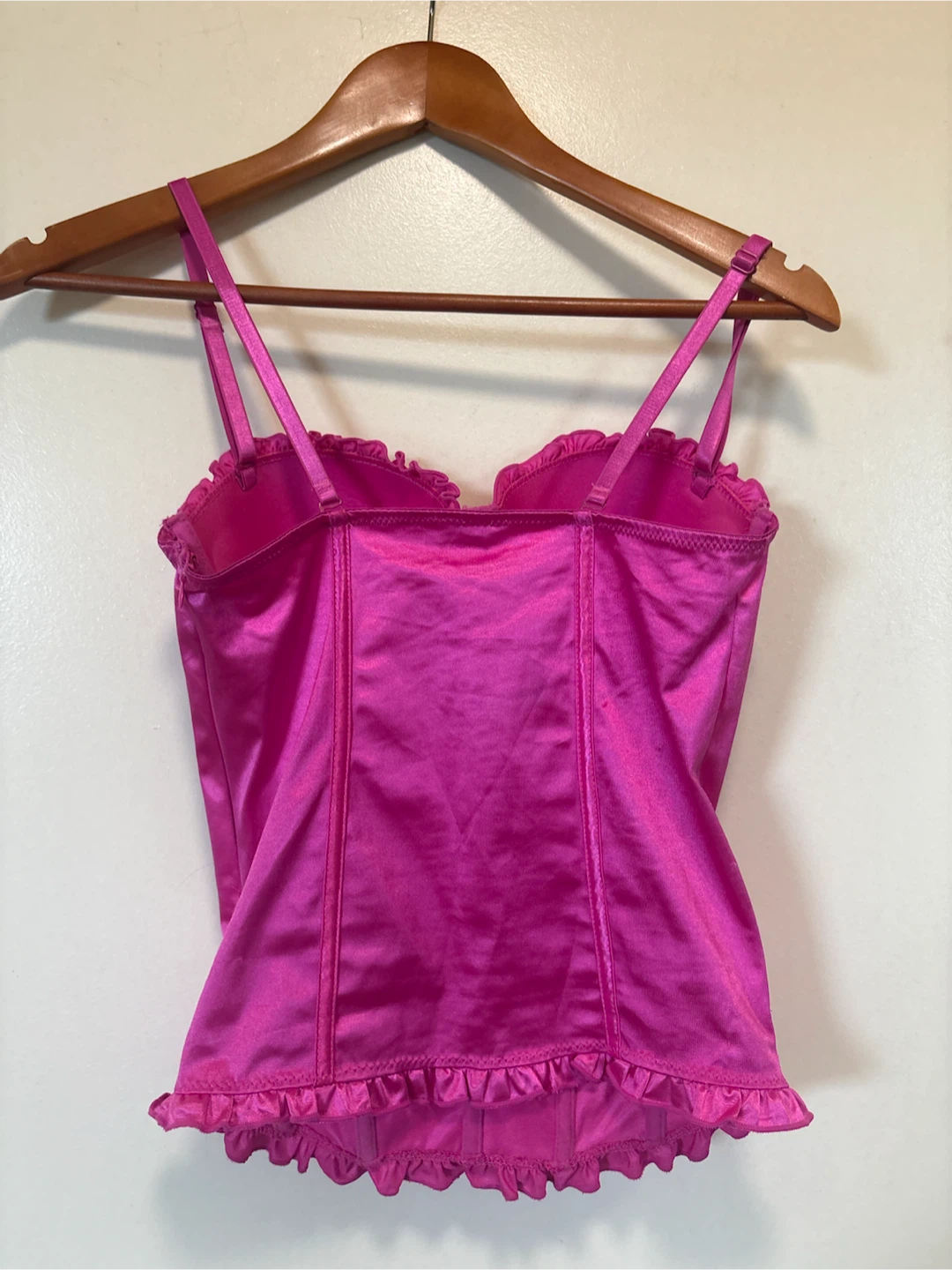 NWT Hot Pink Satin Bodice Small - photo 3