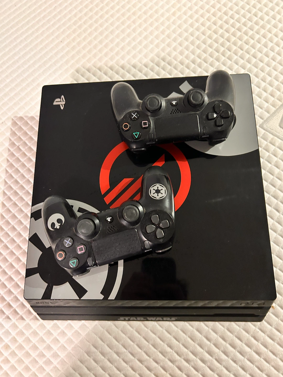 PlayStation 4 Pro Star Wars Edition Console with 2 Controllers