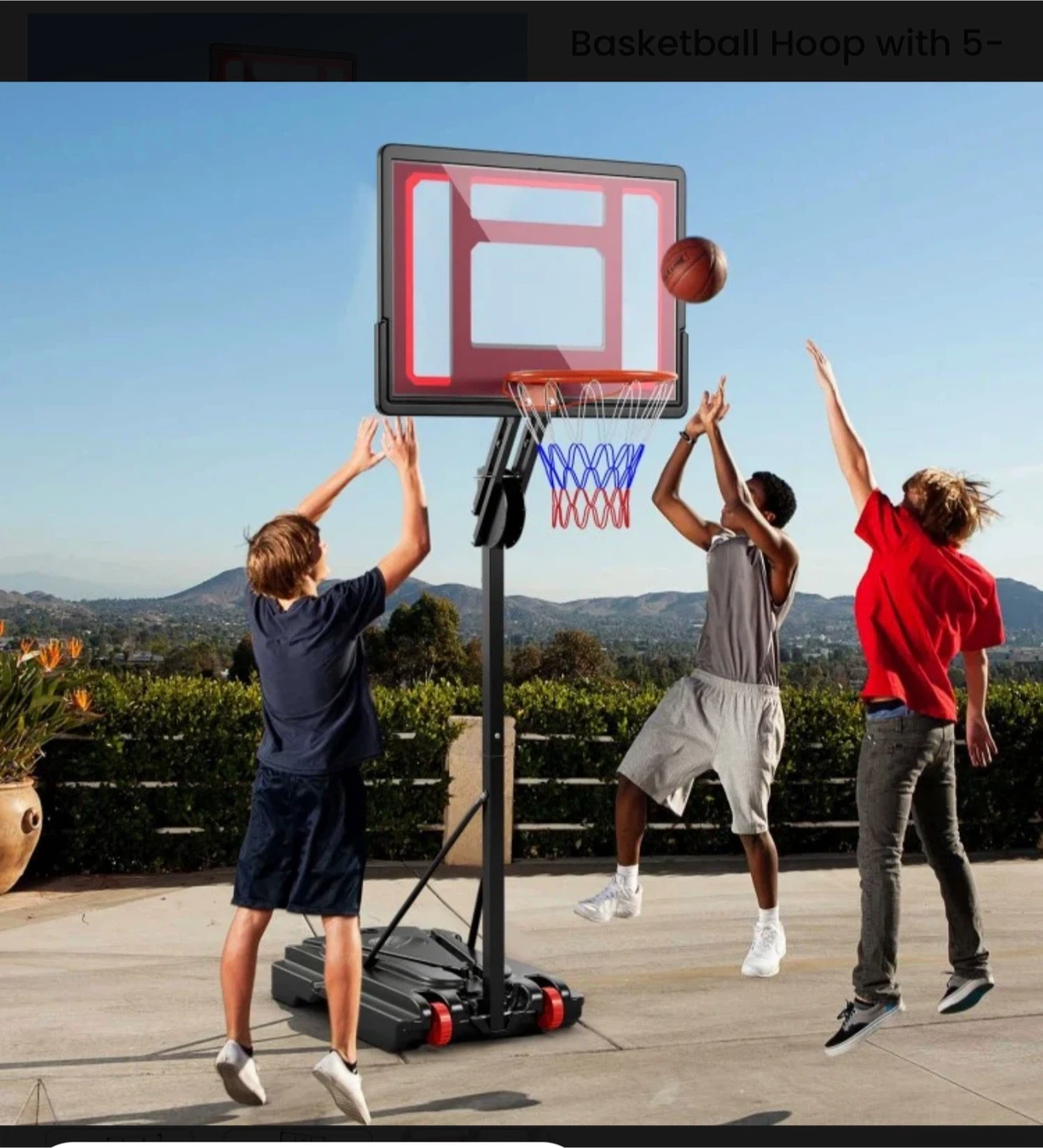 Portable Basketball Hoop