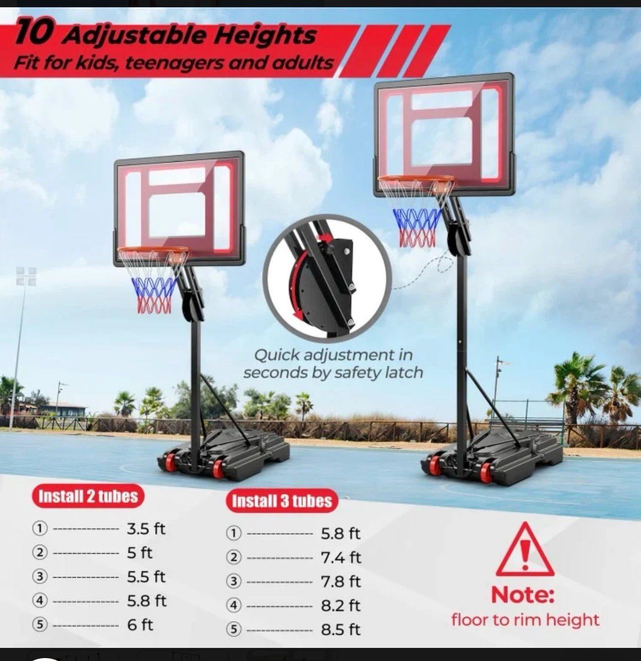 Portable Basketball Hoop - photo 5