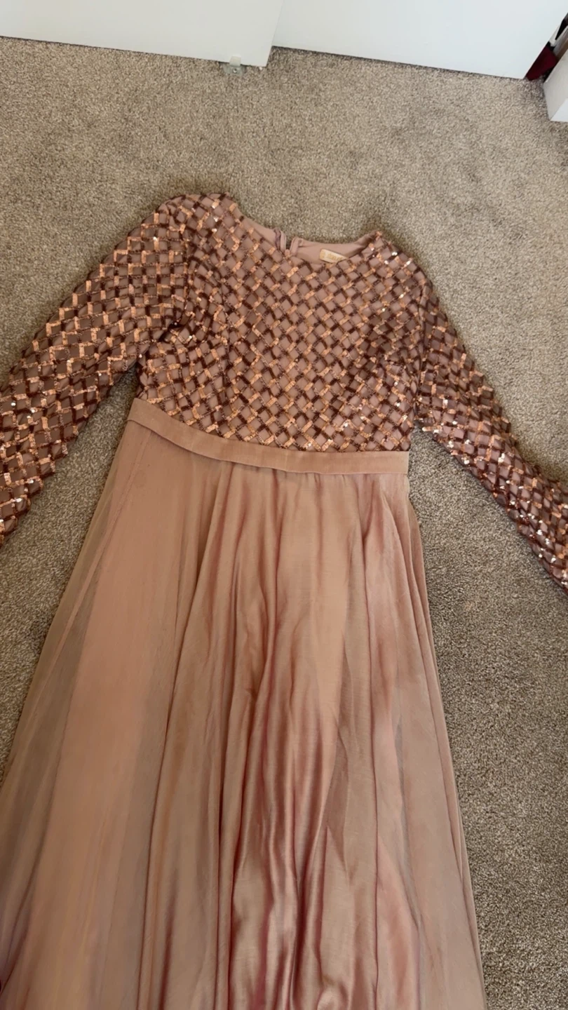 Dmn Plus Sequin Long Sleeve Maxi Dress - photo 2