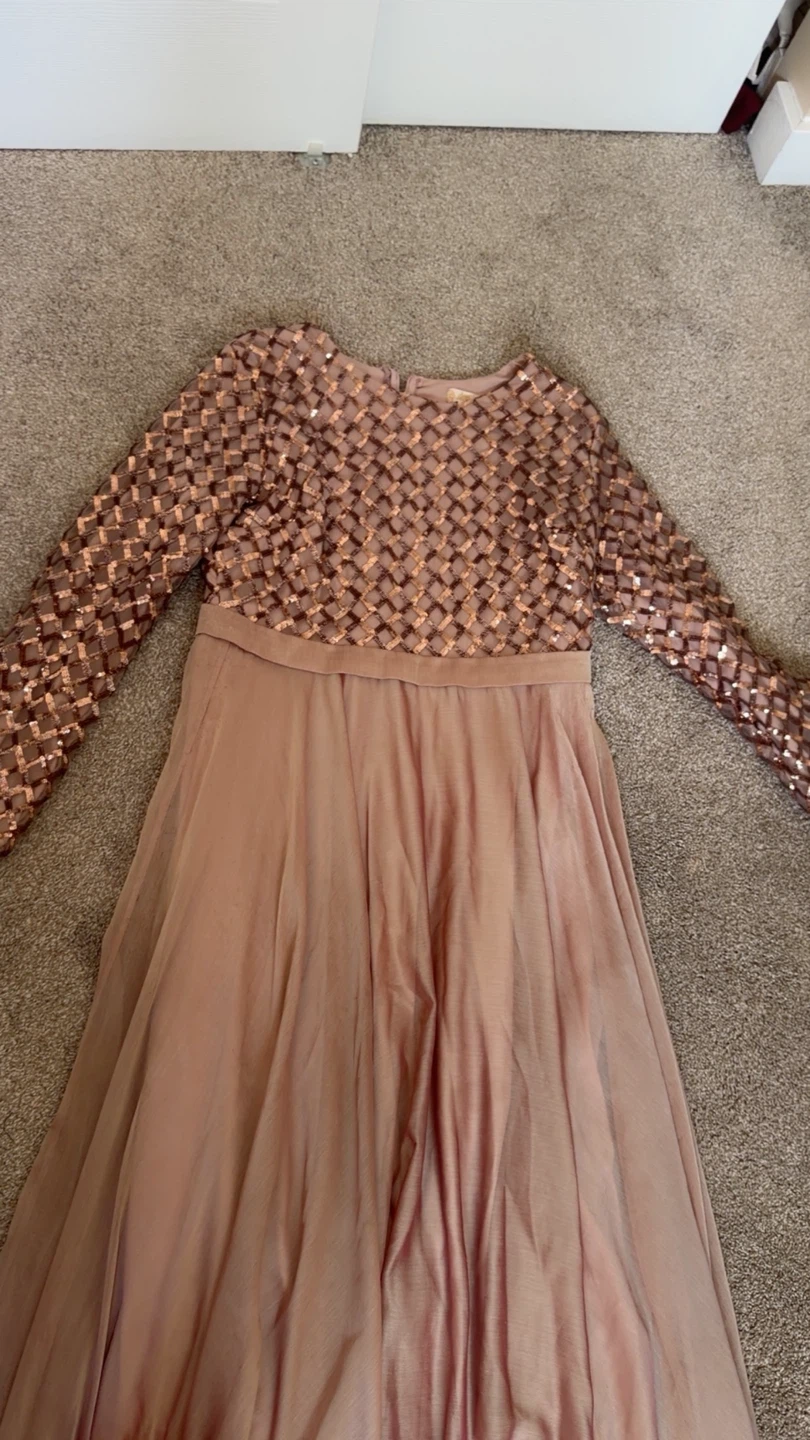 Dmn Plus Sequin Long Sleeve Maxi Dress - photo 3