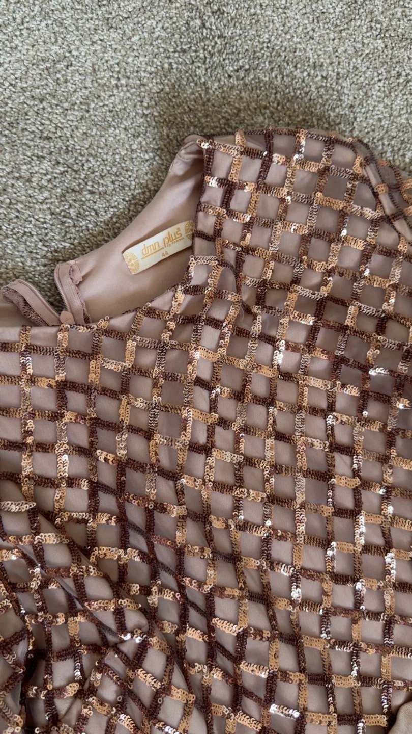 Dmn Plus Sequin Long Sleeve Maxi Dress - photo 4