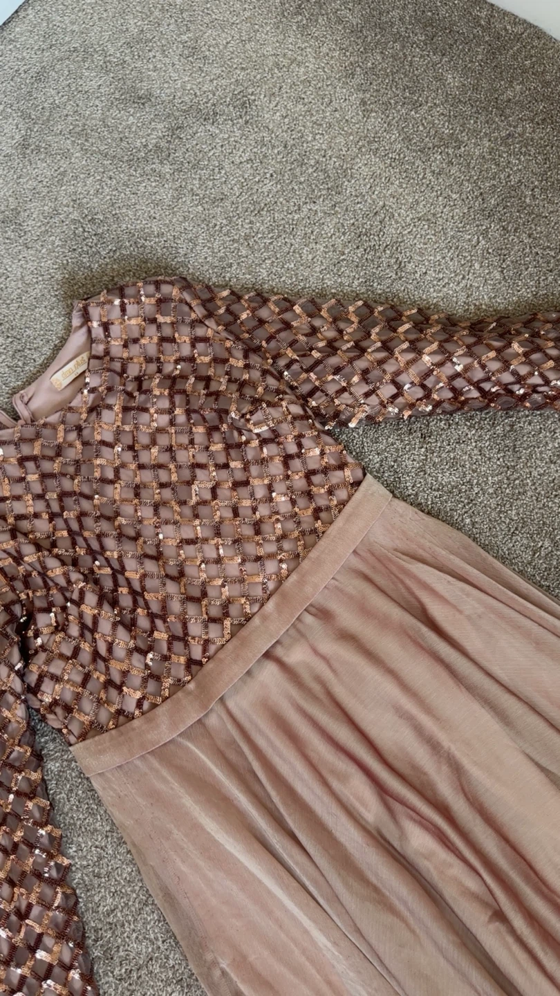 Dmn Plus Sequin Long Sleeve Maxi Dress - photo 5