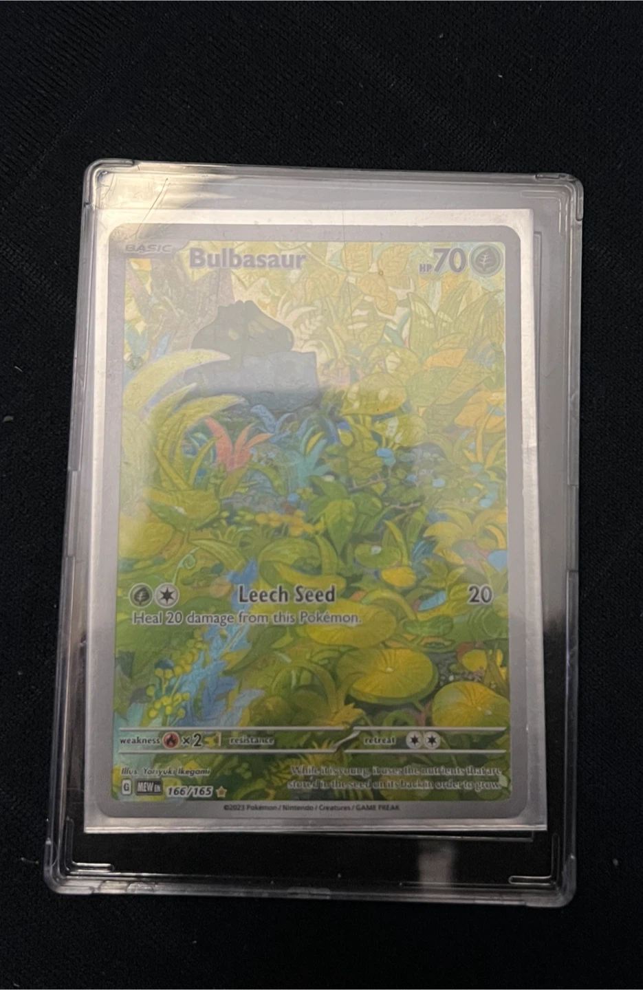 Pokemon Bulbasaur Card 166/165