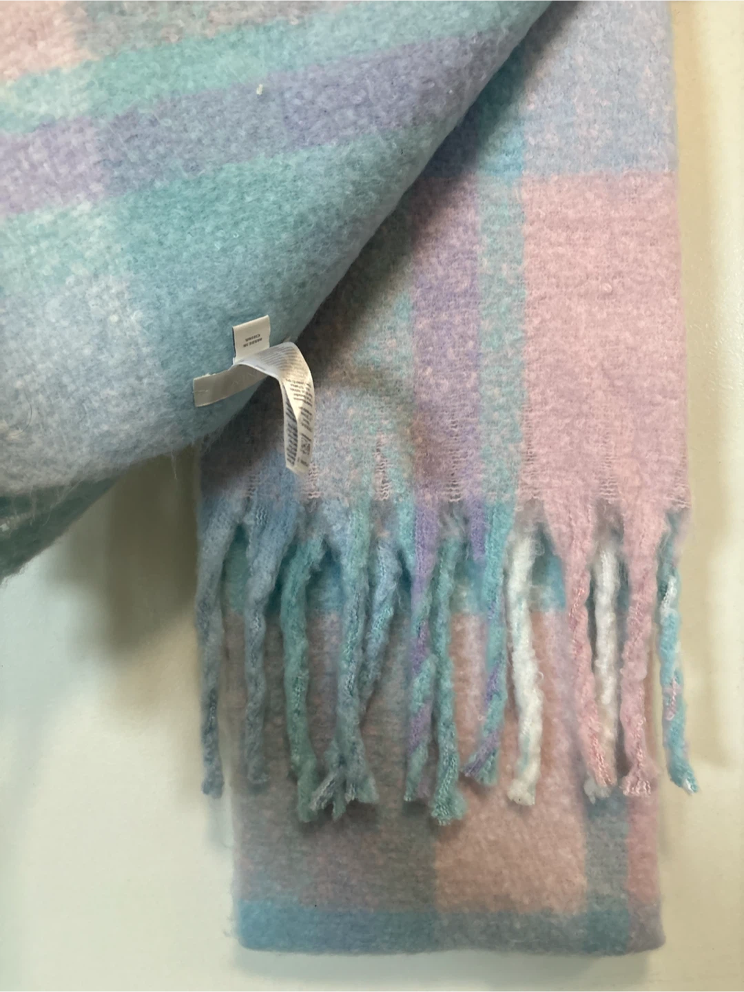 Pastel Candy Floss Fluffy Soft Scarf - photo 3