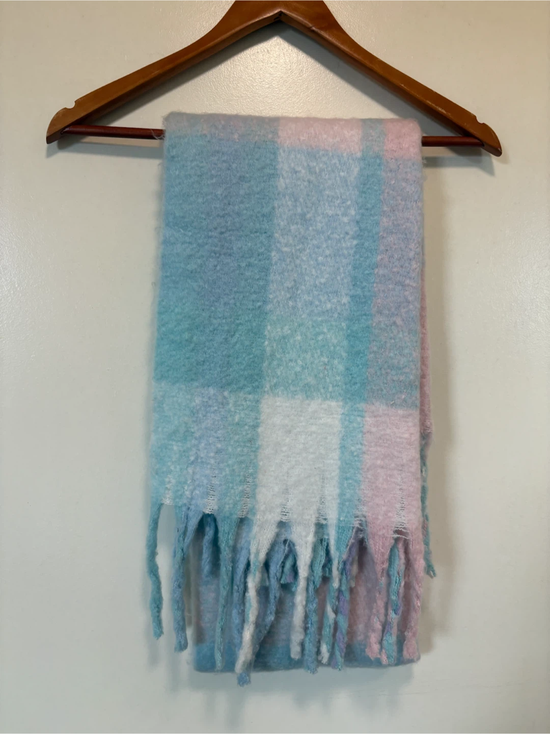 Pastel Candy Floss Fluffy Soft Scarf