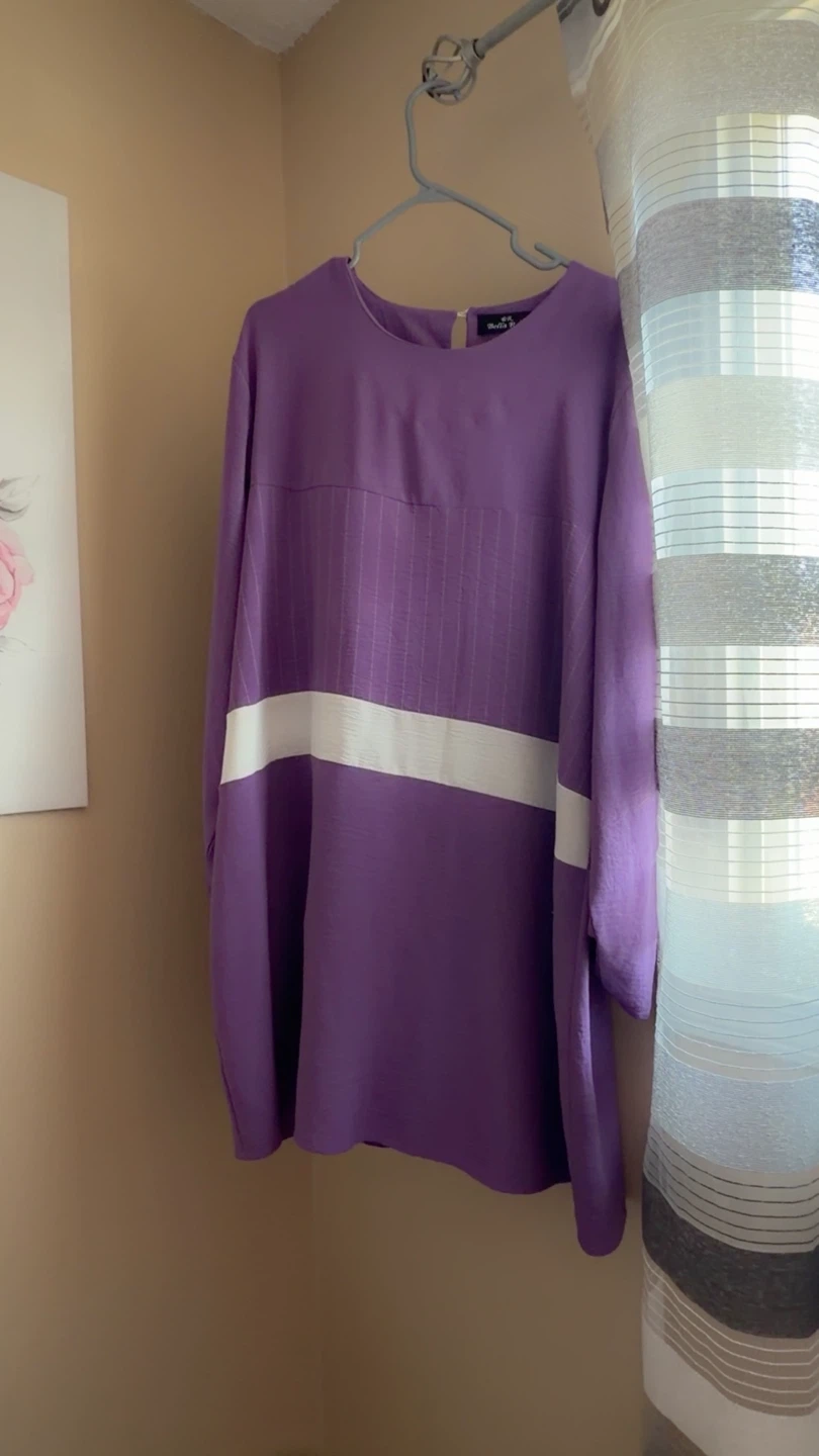 Purple Long Sleeve Top and Pants Set - photo 2