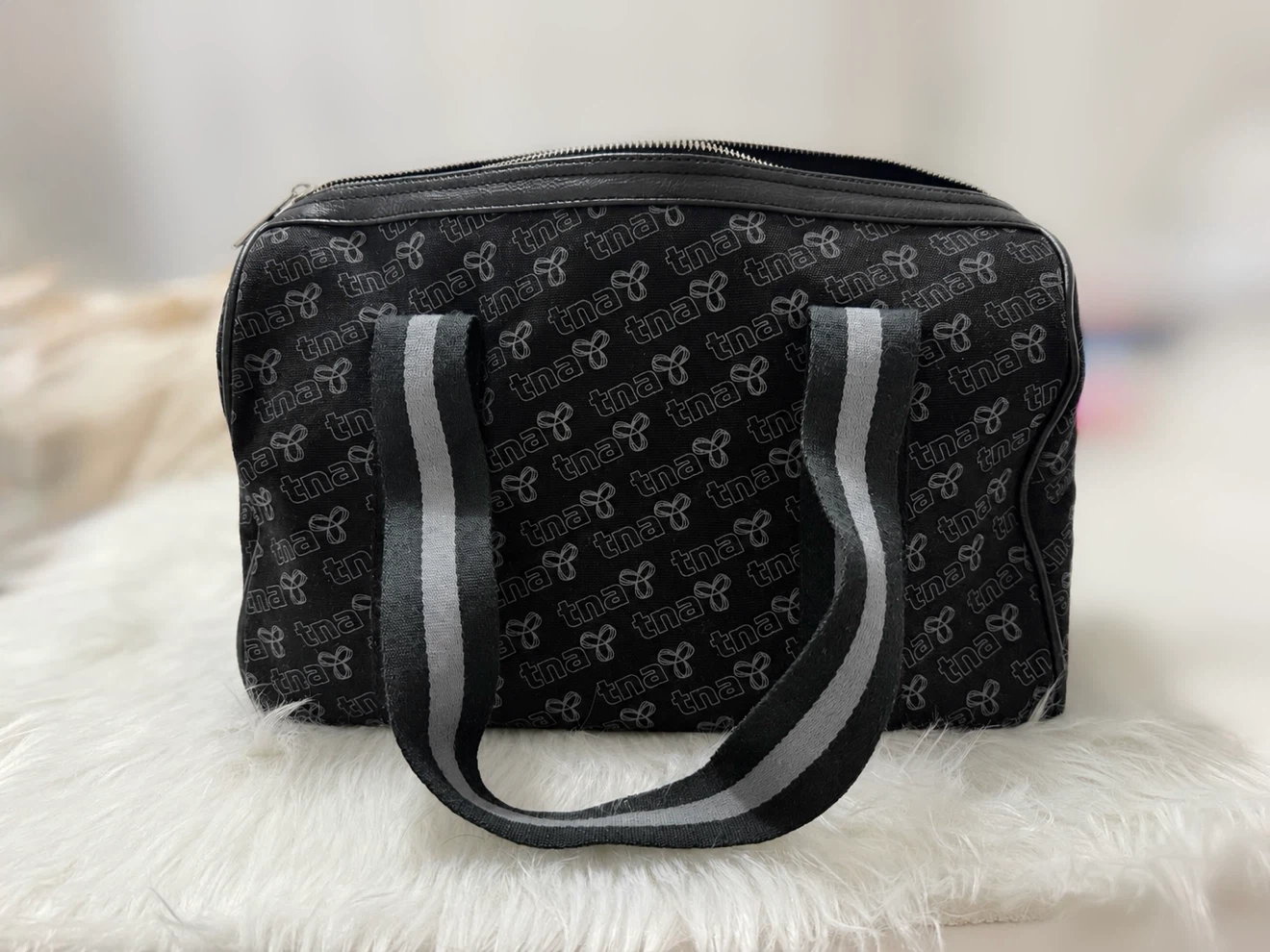 TNA Aritzia Logo Duffel Tote Bag