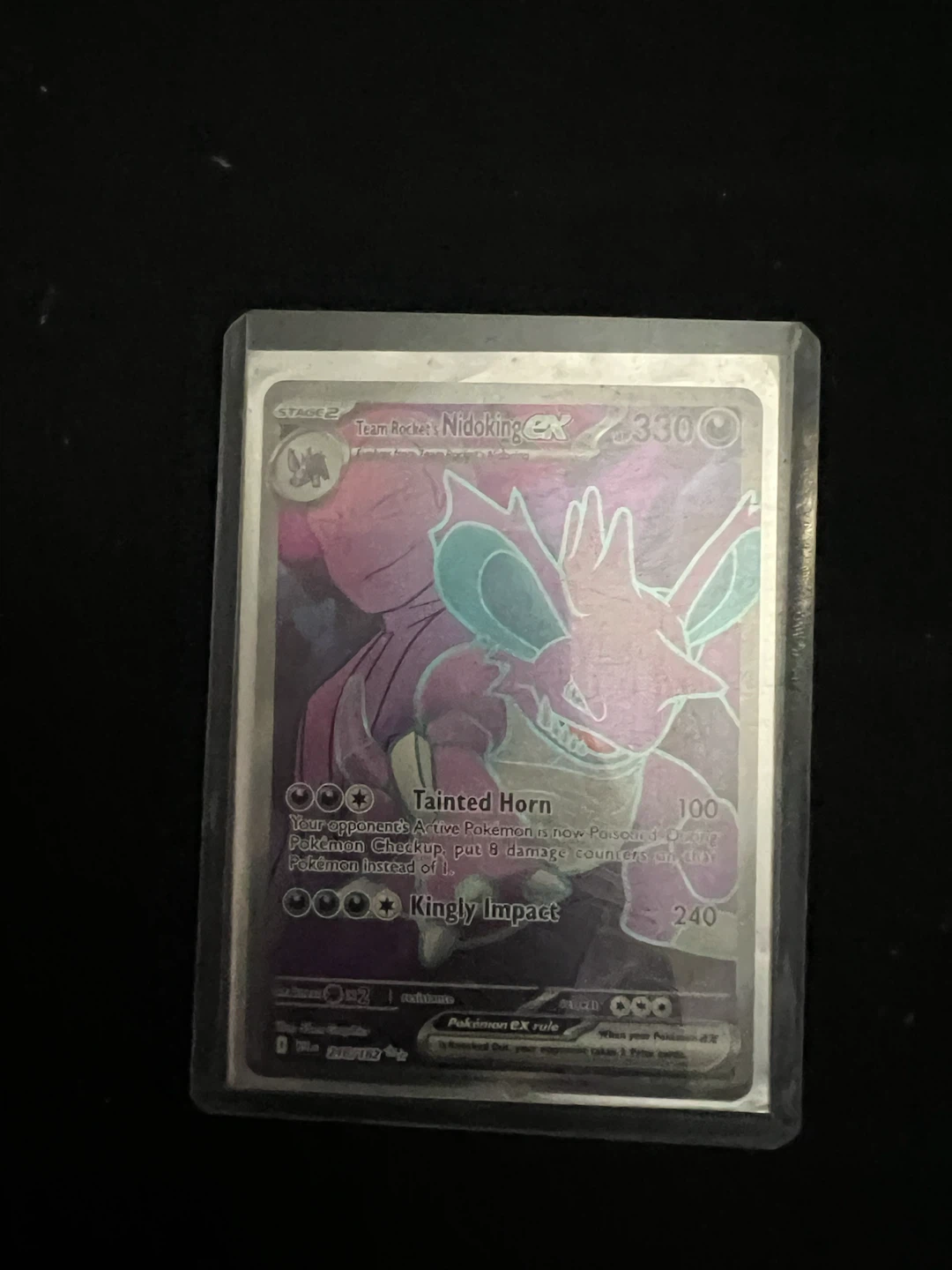 Team Rocket Nidoking EX Pokemon Card