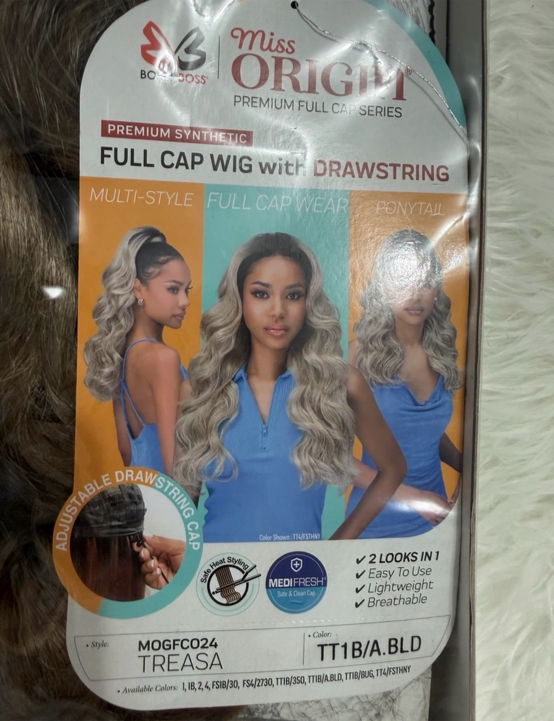 Miss Origin Bobbi Boss Premium Synthetic Full Cap Wig - photo 3